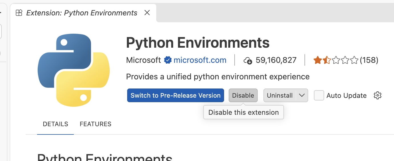 environments when openned